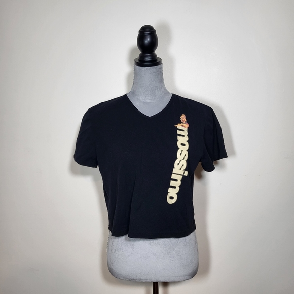 Authentic Vintage MOSSIMO Pin Up Skater 90s crop top Size Small Boxy Oversized - Picture 6 of 9